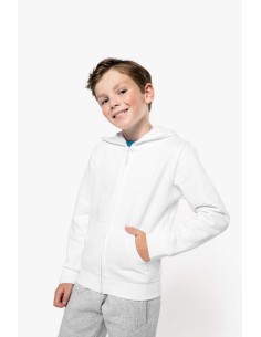 K-KA455-KIDS FULL ZIP HOODED SWEATSHIRT 2
